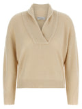 Beige Cashmere Cardigan