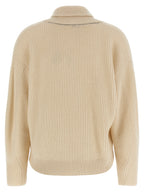 Beige Cashmere Cardigan