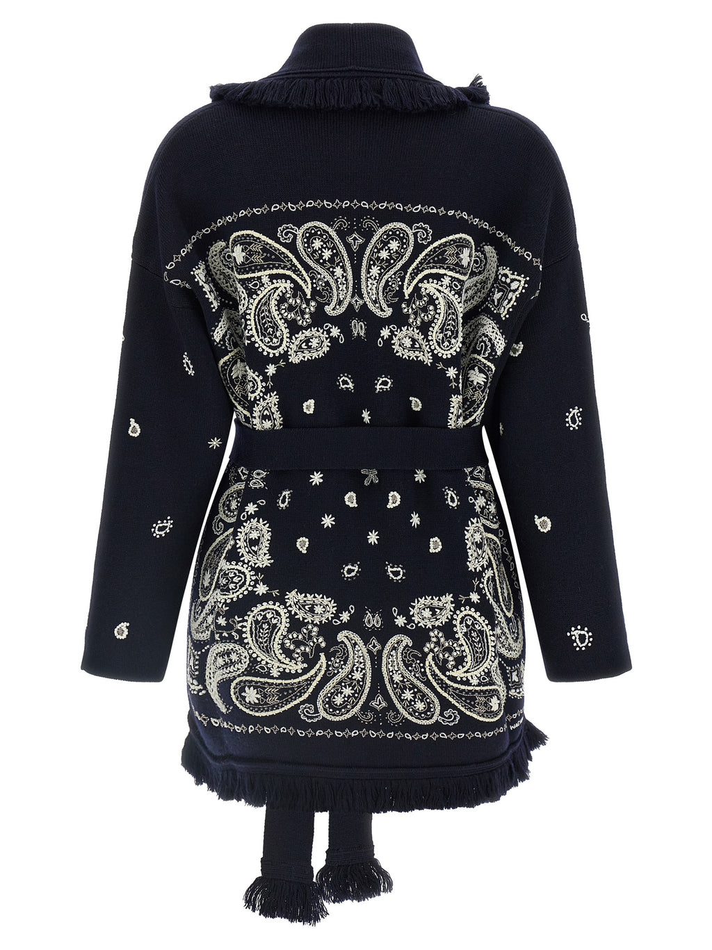 Blue Virgin Wool Cardigan