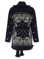 Blue Virgin Wool Cardigan