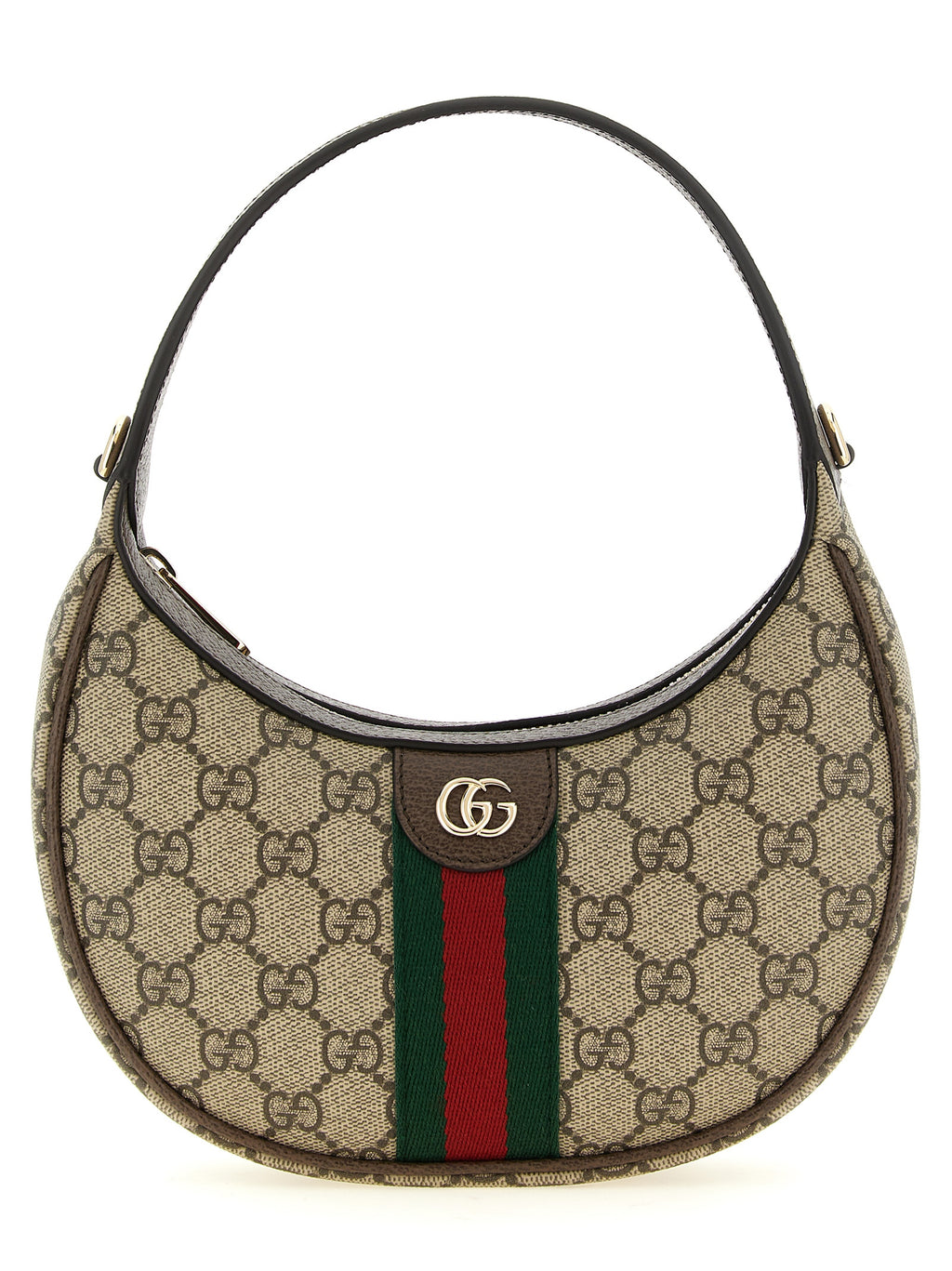 Beige Polyethylene Crossbody Bag