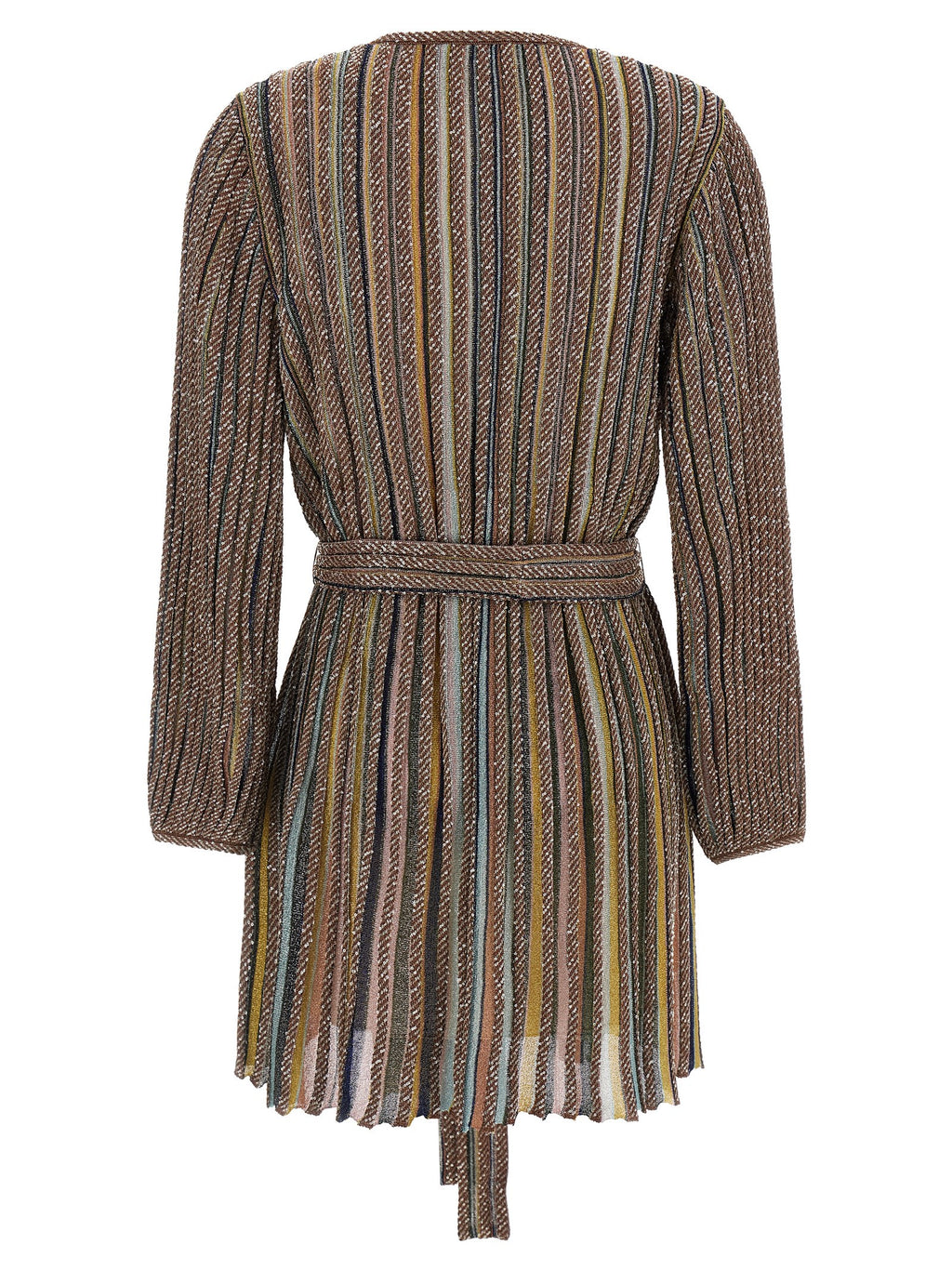 Multicolor Viscose Short Dress
