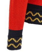 Red Wool Cardigan