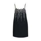 Black Wool Oves Aries Cocktail Dress