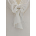 White Viscose Cocktail Dress
