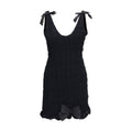 Black Cotton Casual Dress