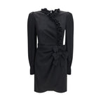 Black Silk Cocktail Dress