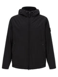 Black Polyester Shell Jacket