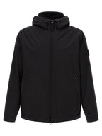 Black Polyester Shell Jacket