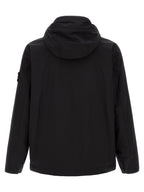 Black Polyester Shell Jacket