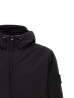 Black Polyester Shell Jacket