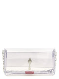 Silver Pvc Clutch Bag