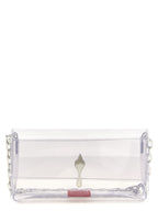 Silver Pvc Clutch Bag