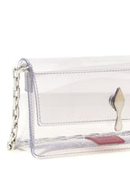 Silver Pvc Clutch Bag