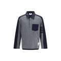 Gray Cotton Polo Shirt