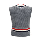 Gray Wool Oves Aries Sleeveles Sweater
