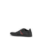Black Calf Leather Bos Taurus Low Top Sneakers