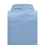 Blue Cotton Dress Shirt