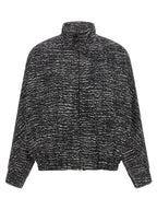 White Virgin Wool Bomber