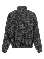 White Virgin Wool Bomber