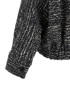 White Virgin Wool Bomber