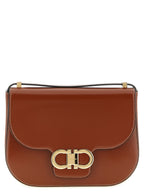 Brown Calfskin Crossbody Bag