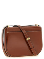 Brown Calfskin Crossbody Bag