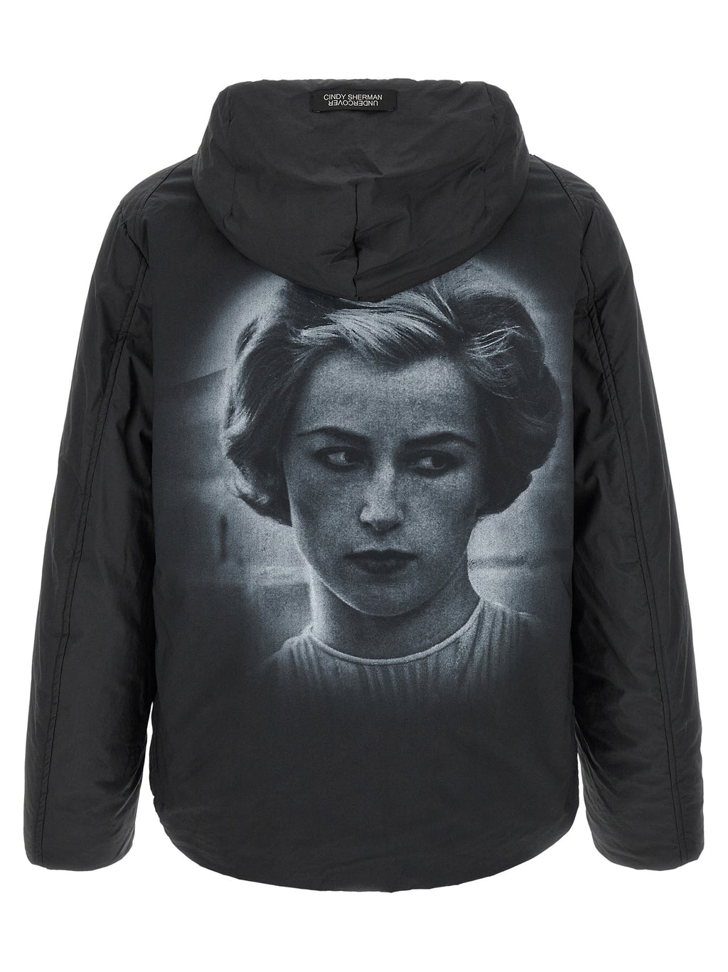 Black Cotton Full-Length Jacket