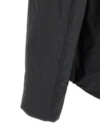 Black Cotton Full-Length Jacket