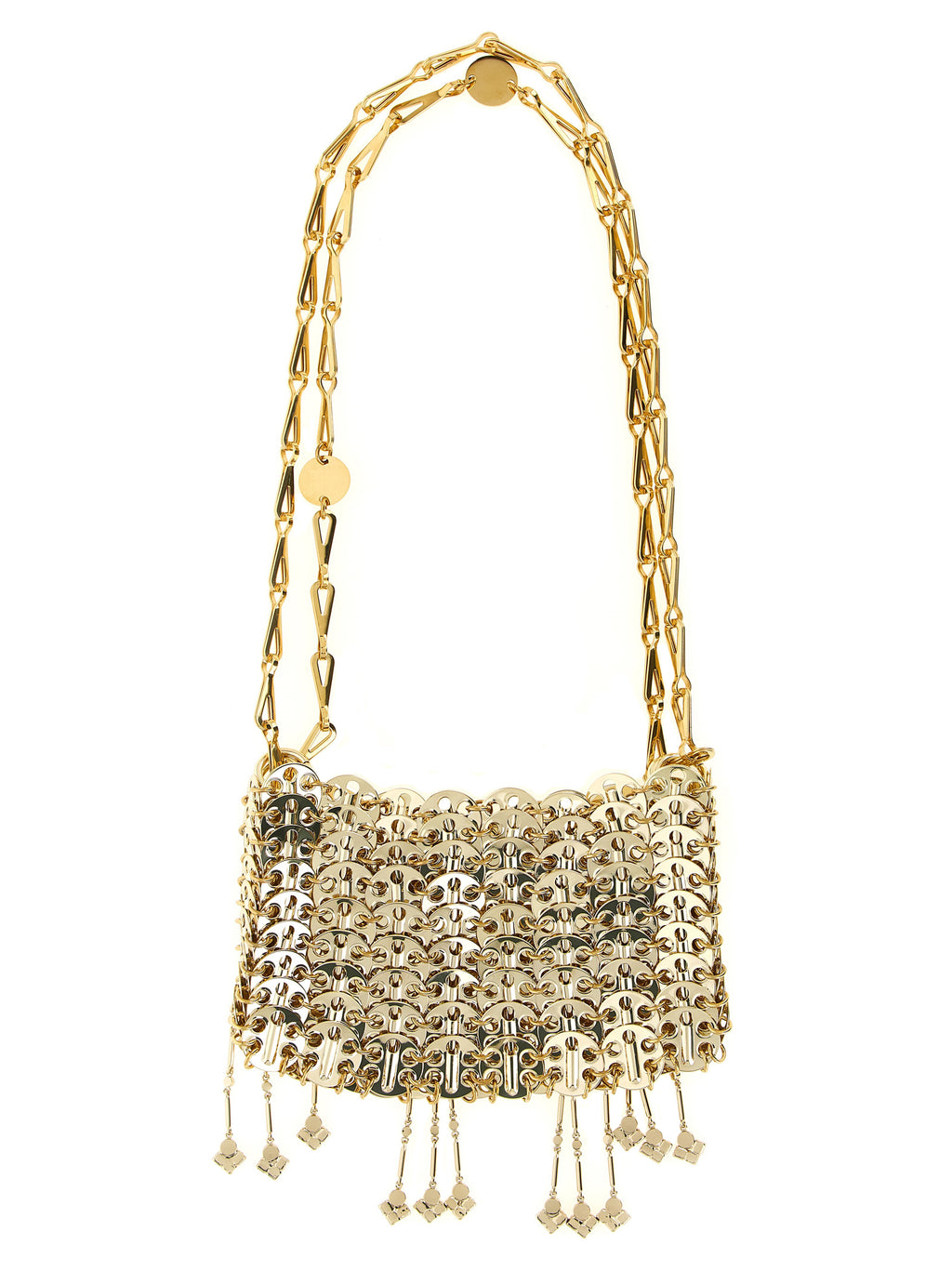 Gold Stainless Steel Shoulder Bag