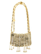 Gold Stainless Steel Shoulder Bag