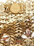 Gold Stainless Steel Shoulder Bag