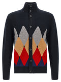 Blue Cashmere Cardigan