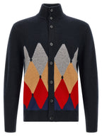 Blue Cashmere Cardigan