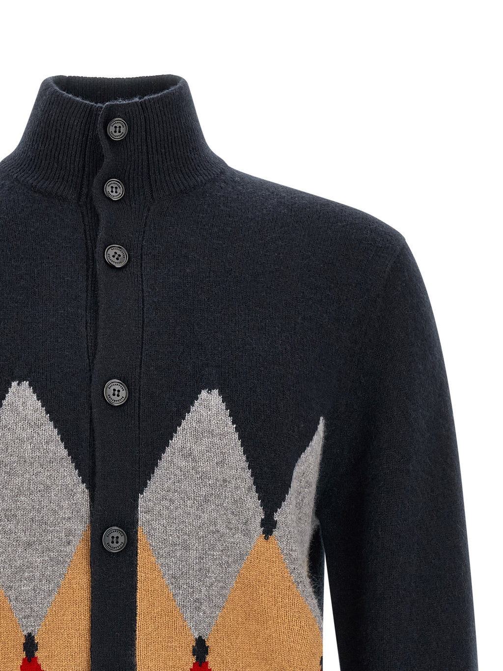 Blue Cashmere Cardigan