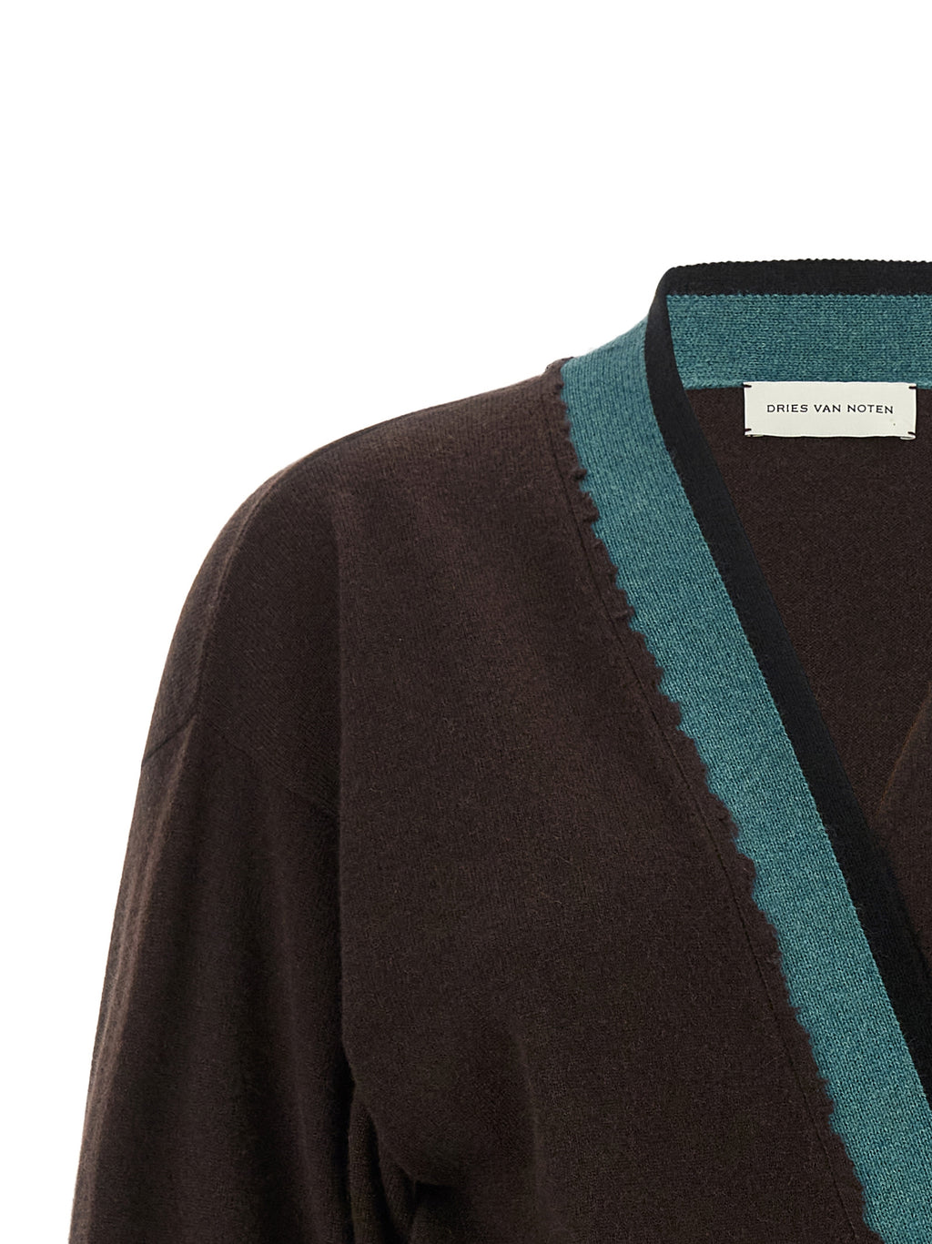 Brown Cashmere Cardigan