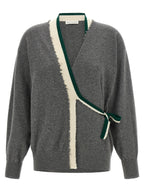 Gray Cashmere Cardigan