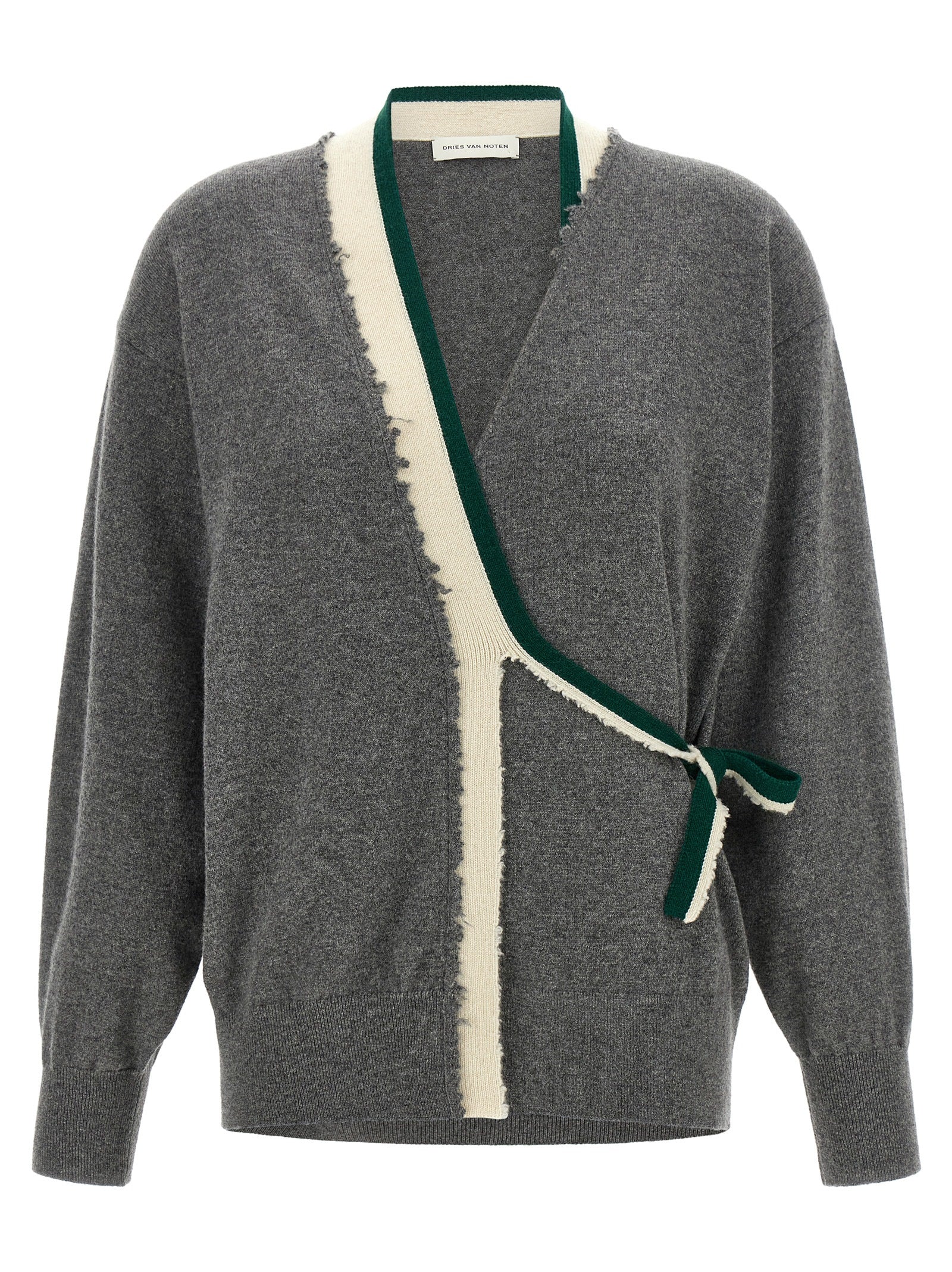 Gray Cashmere Cardigan