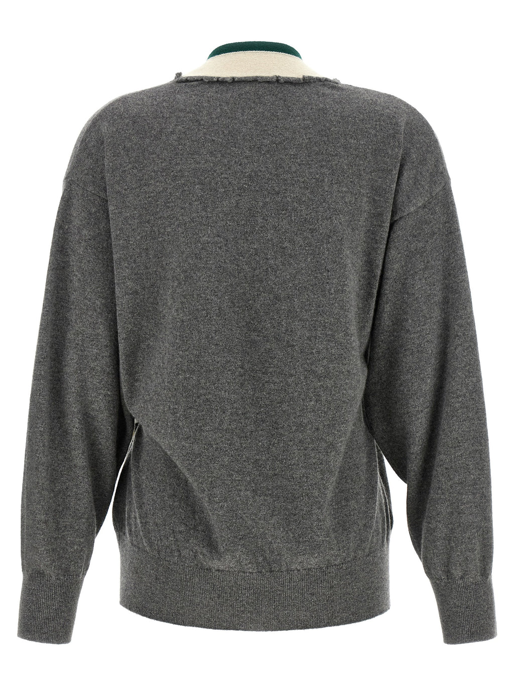 Gray Cashmere Cardigan