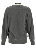 Gray Cashmere Cardigan