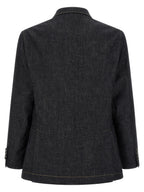 Blue Cotton Blazer