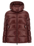 Bordeaux Polyamide Full-Length Jacket