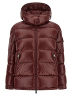 Bordeaux Polyamide Full-Length Jacket