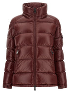 Bordeaux Polyamide Full-Length Jacket