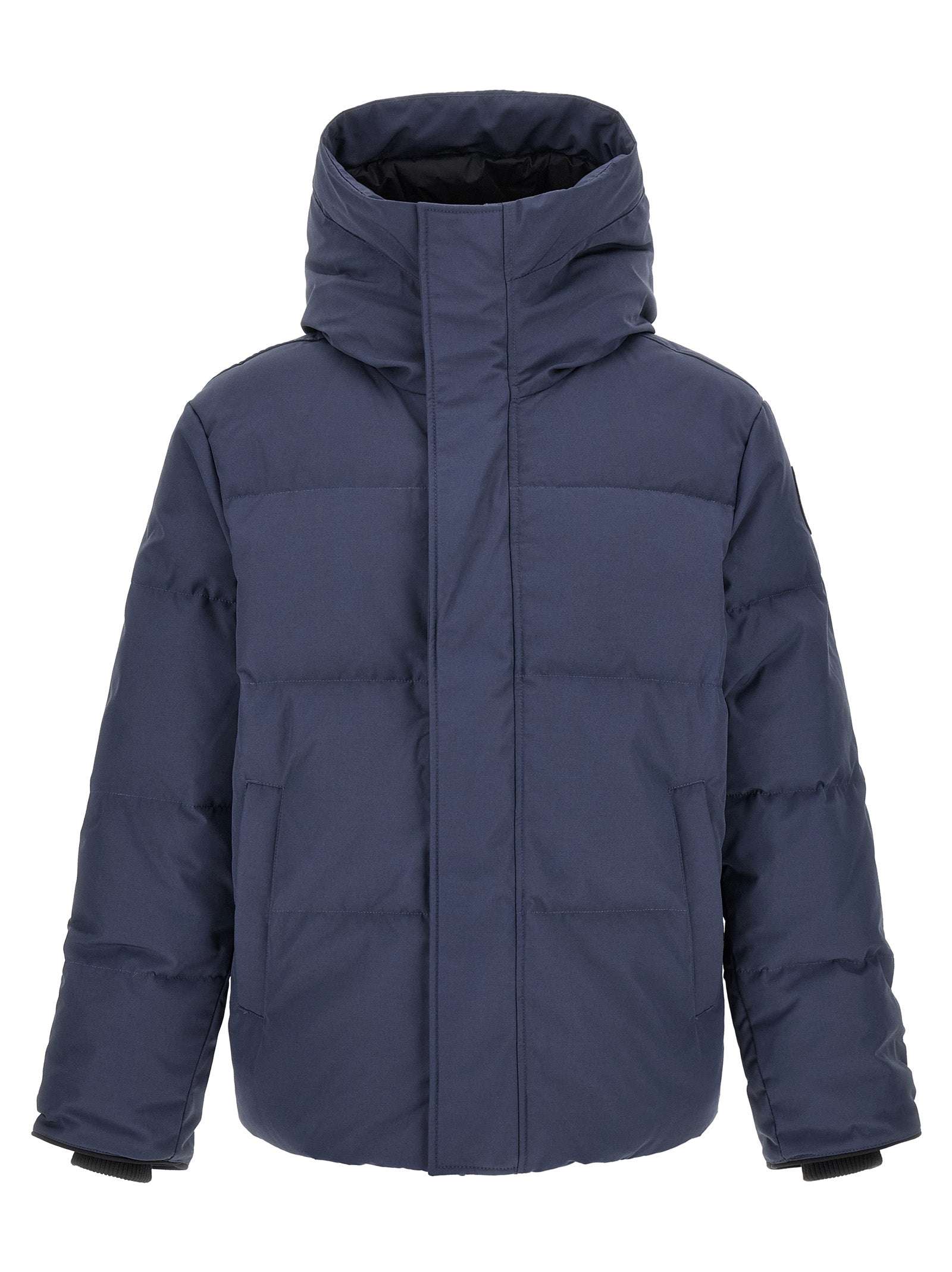 Blue Polyester Parka