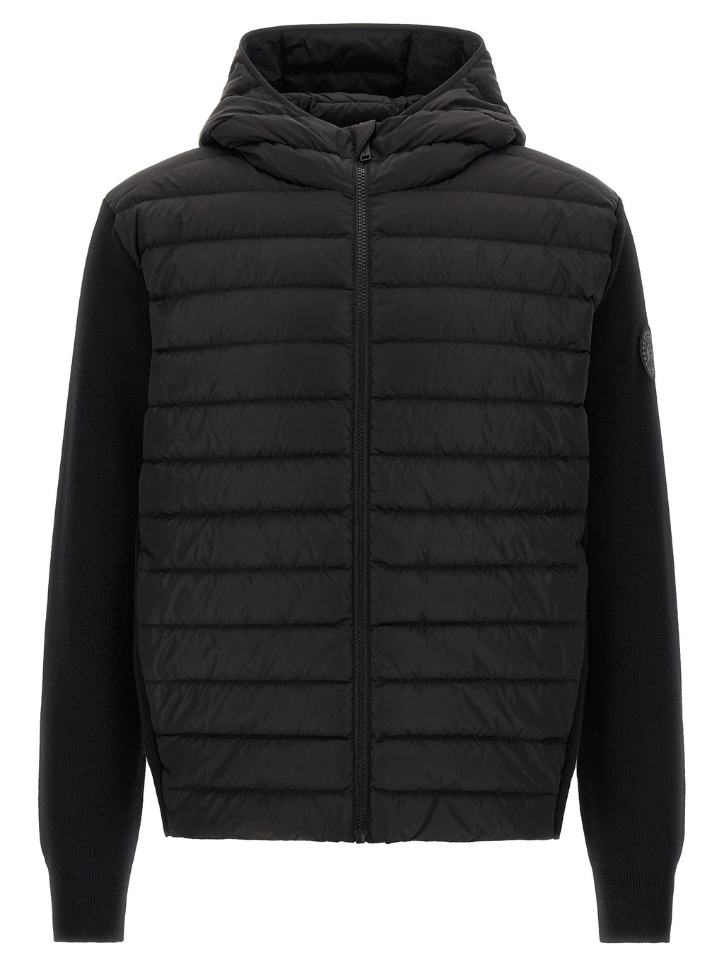Black Wool Full-Length Jacket