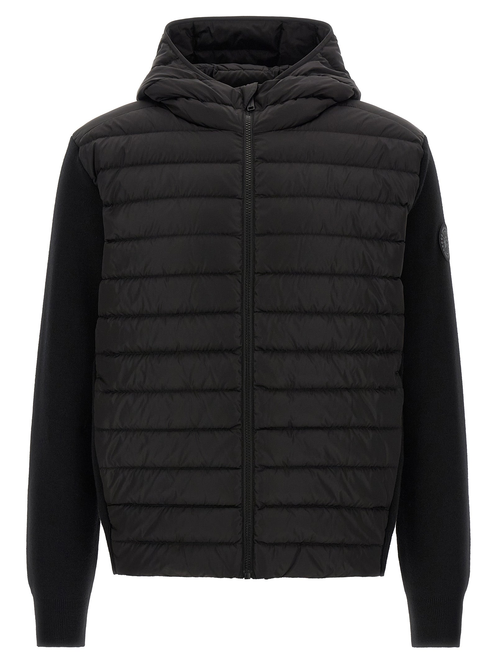 Black Wool Full-Length Jacket
