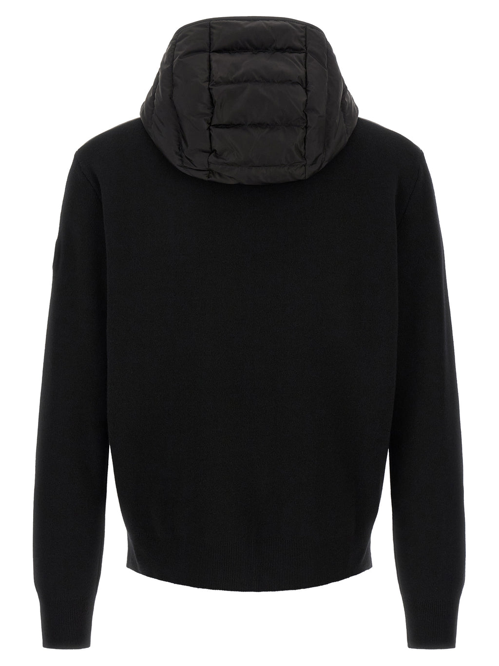 Black Wool Full-Length Jacket