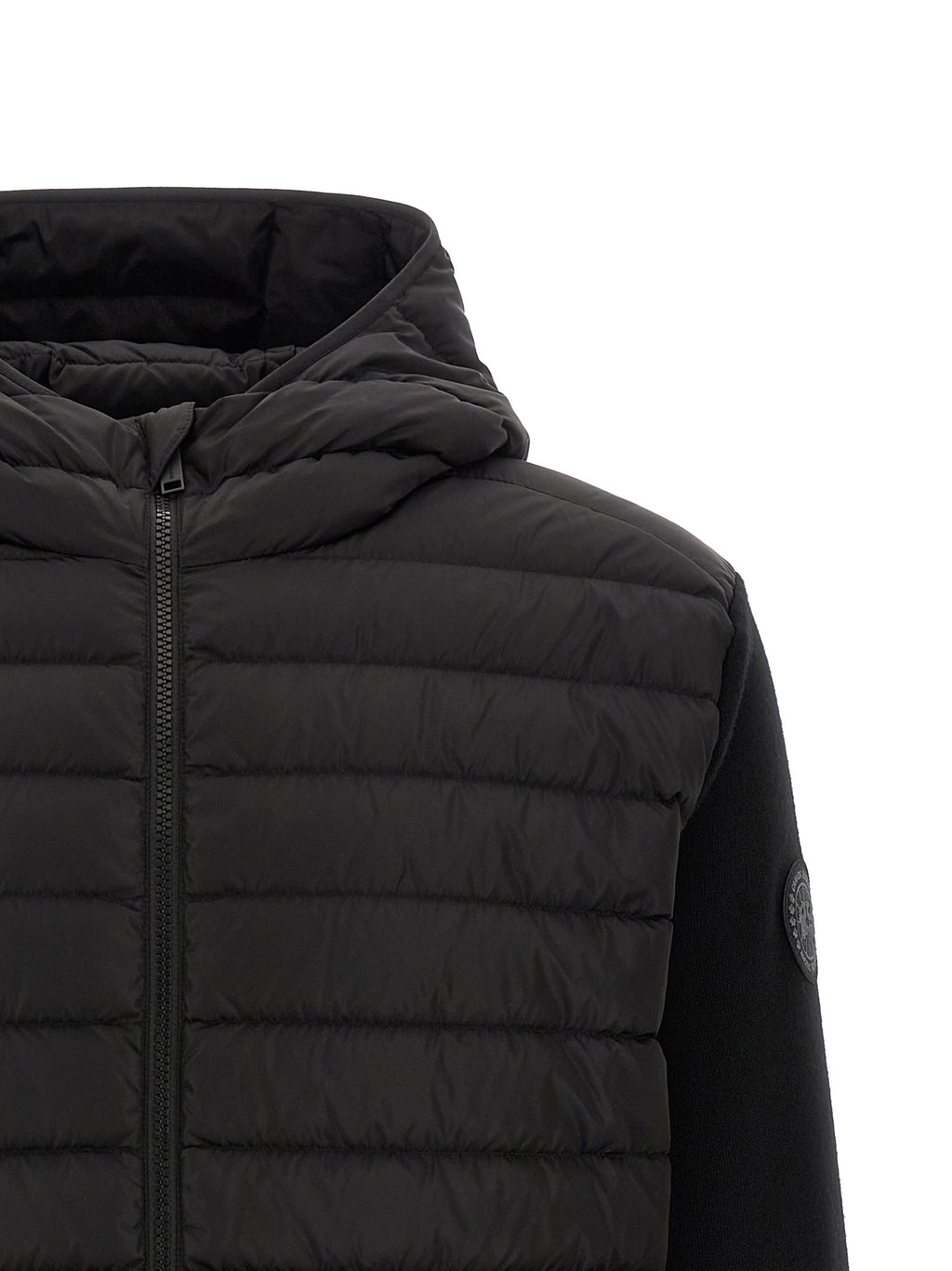 Black Wool Full-Length Jacket