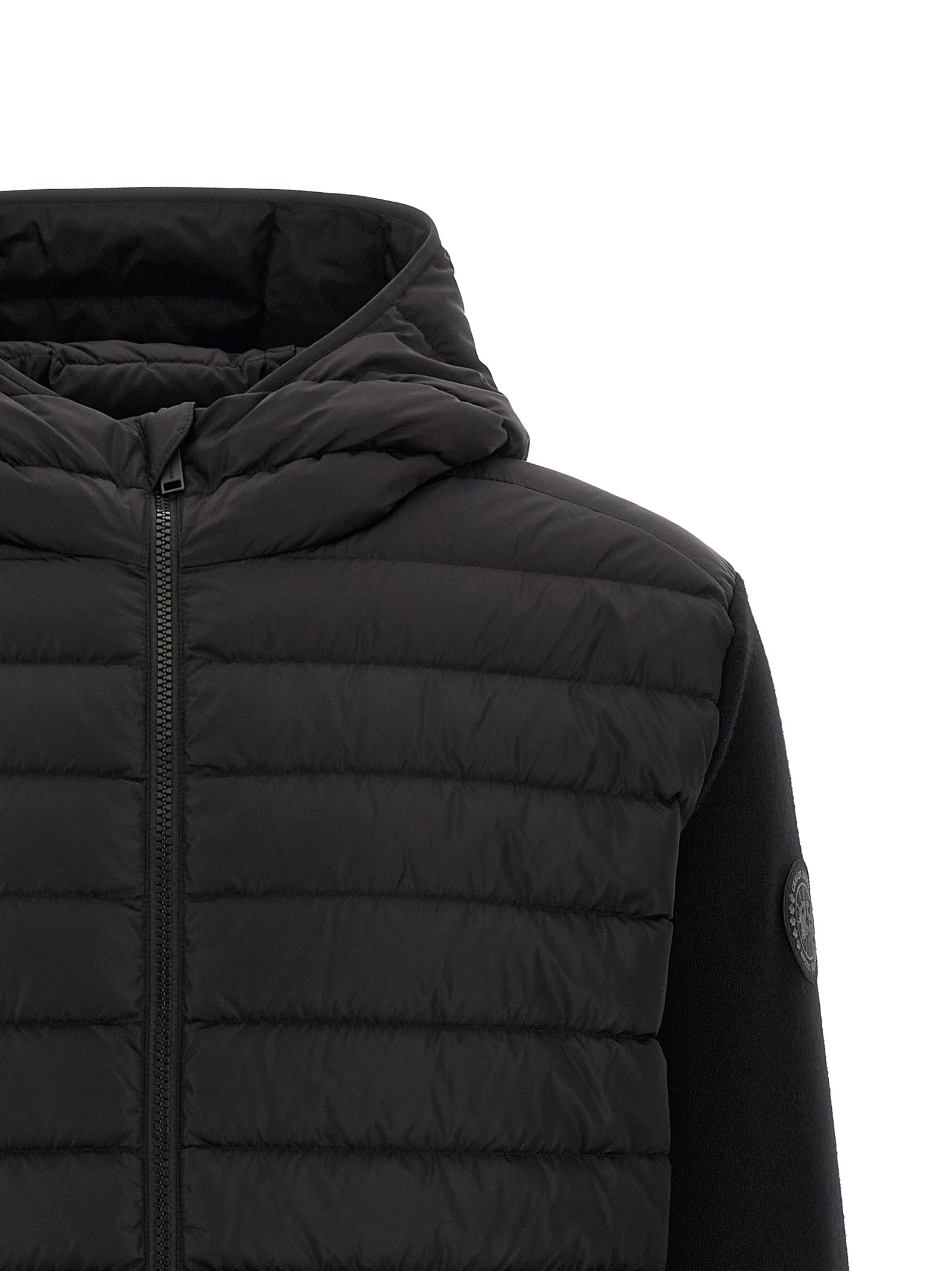Black Wool Full-Length Jacket